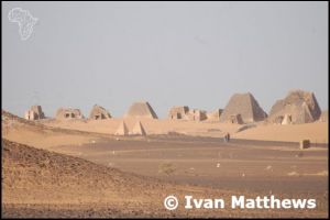 Sudan - Musawwarat temple and Pyramids at Meroe